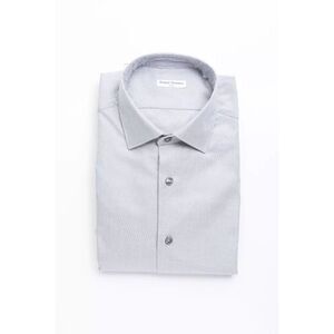 Robert Friedman Beige Cotton Men Men's Shirt